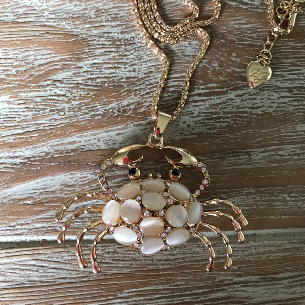 Betsey Johnson Crab Necklace